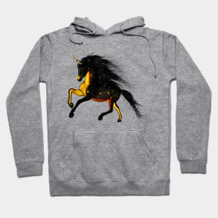 Beautiful unicorn in the night Hoodie